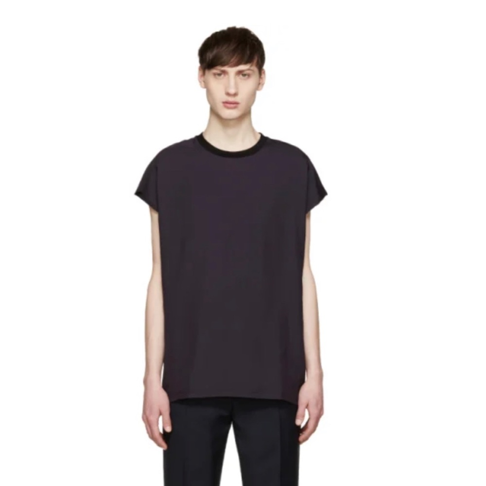NEW Lanvin Plum Sleeveless T-Shirt